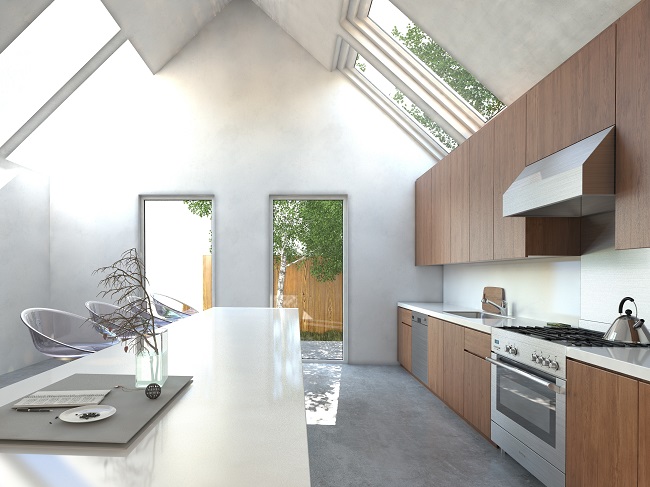 Get New Flooring and a Skylight in Your Kitchen Remodel